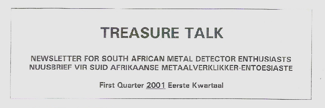 14 - Treasure Talk Jan - March  2001