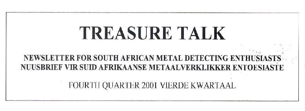 19 - Treasure Talk Oct - Dec  2001